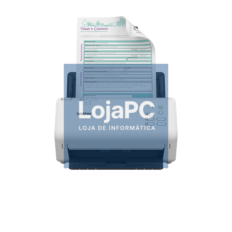 BROTHER Document Scanner Duplex Office 40ppm/80ipm ADF Feeder 80 f. ethernet