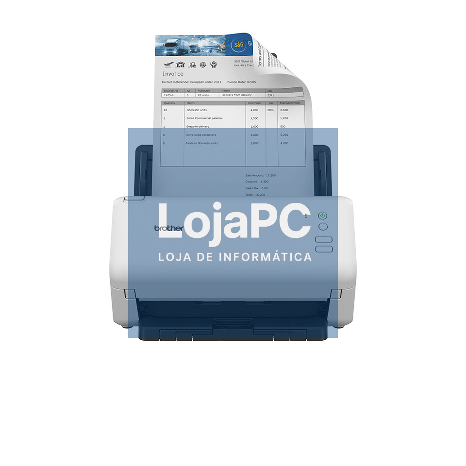 BROTHER ADS-4100 Document scanner Dual CIS Duplex A4 600dpix600dpi 35ppm mono 35ppm colour ADF 60sheets 5250scans USB