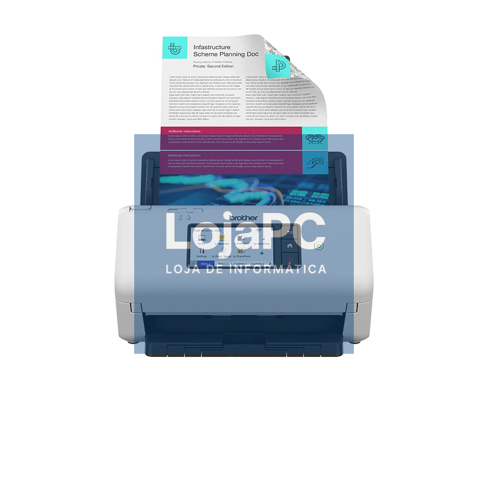 BROTHER ADS-4700W Document Scanner 40ppm