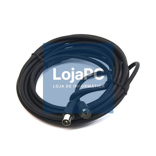 CABLE ANTENA PEPEGREEN NEGRO 5M M/H