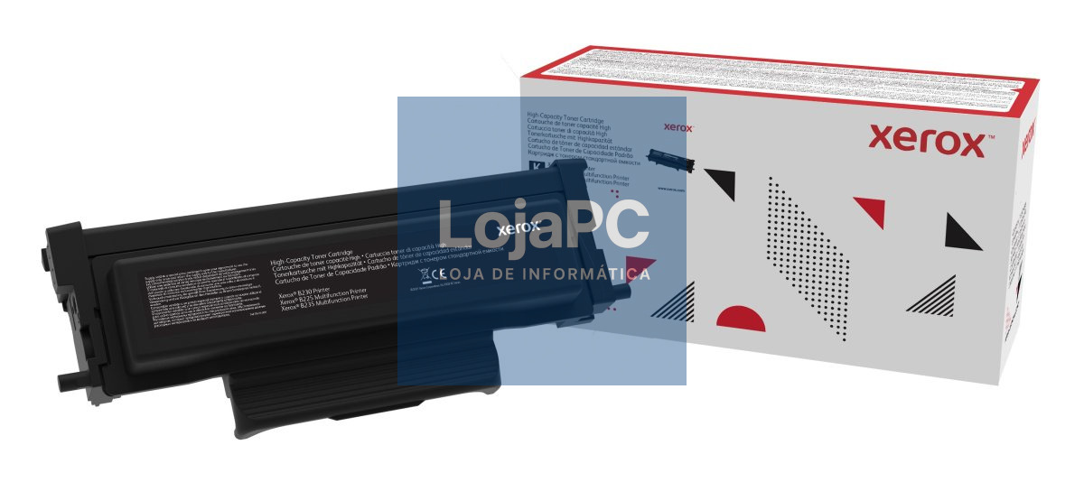 Toner XEROX Preto Capacidade Elevada 3k -