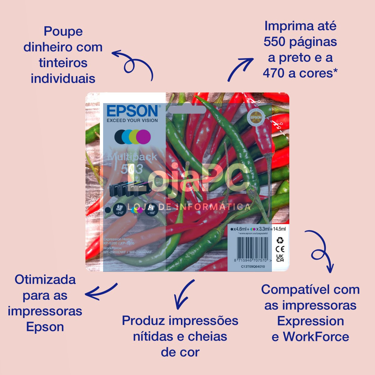 EPSON 1LB Multipack 4colours 503 XL Black/Std. CMY