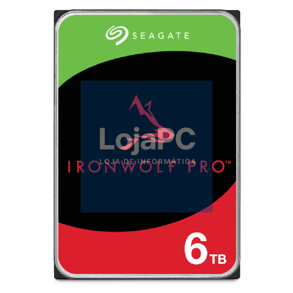 SEAGATE Ironwolf PRO Enterprise NAS HDD 6TB 7200rpm 6Gb/s SATA 256MB cache 8.9cm 3.5inch 24x7 for NAS RAID Rackmount systems BLK