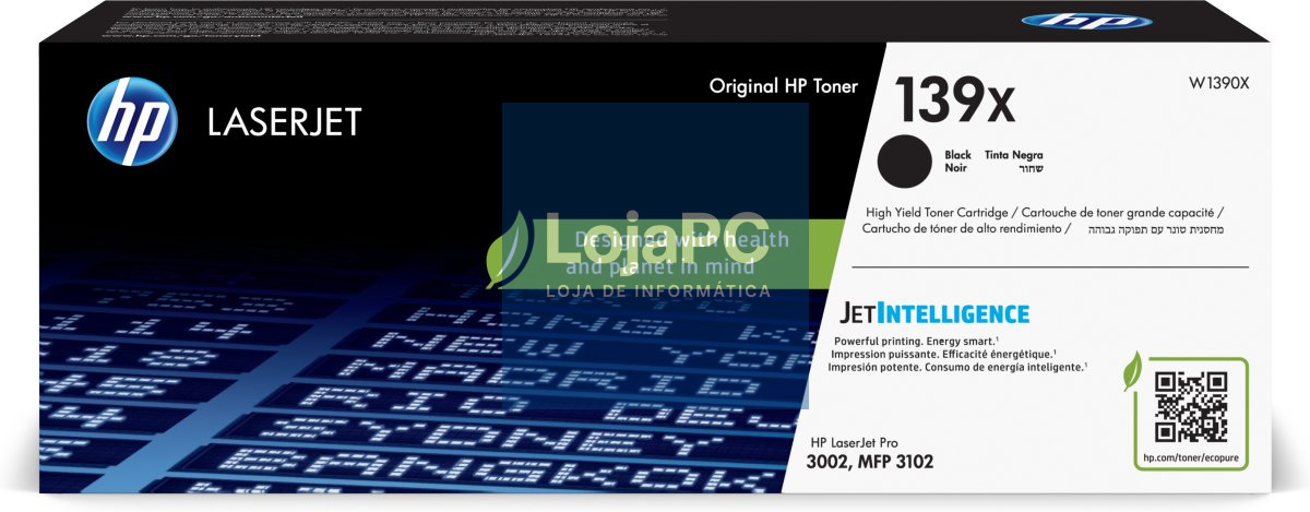 HP 139X High Yield Black Original LaserJet Toner Cartridge