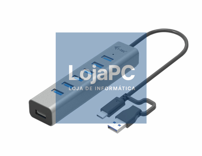 I-TEC USB-C Charging Metal HUB 7 Port without power adapter