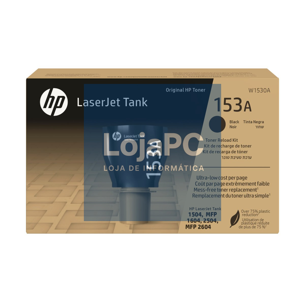 HP 153A Black Original LaserJet Tank Toner Reload Kit