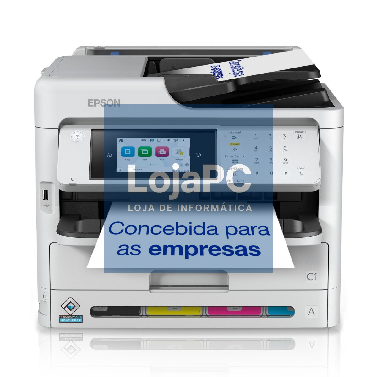 EPSON WorkForce Pro WF-C5890DWF MFP colour ink-jet A4 25ppmprint 330 sheets USB 2.0 Gigabit LAN Wi-Fi NFC USB 2.0 host
