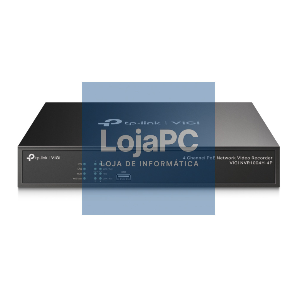 VIGI 4 Channel PoE+ Network Video Recorder - VIGINVR1004H-4P