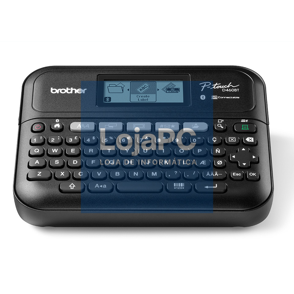 BROTHER Label Printer Desktop model 3.5/6/9/12/18mm TZe Tape Max 5lines Printing Per Label USB Connection 16characters