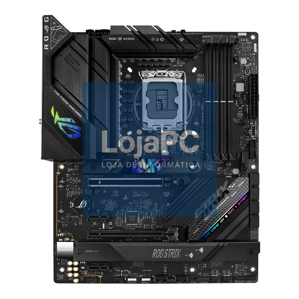ASUS ROG STRIX B760-F GAMING WIFI LGA1700 ATX 4xDIMM DDR5 1xDP 1xHDMI 4xSATA 3xM.2 MB