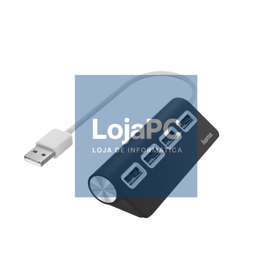 HAMA 200119 FIC 4 portos fekete USB2.0 HUB