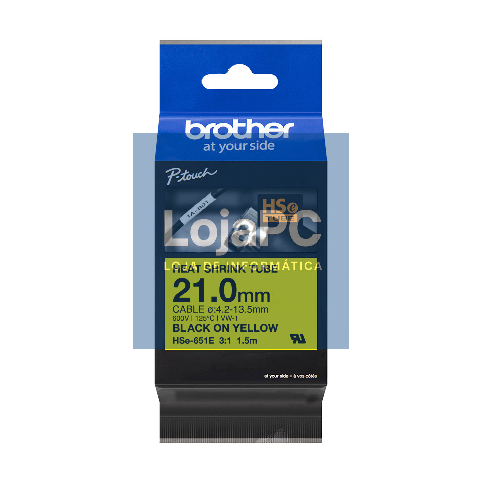 BROTHER HSE651E heat shrink tape 21mm