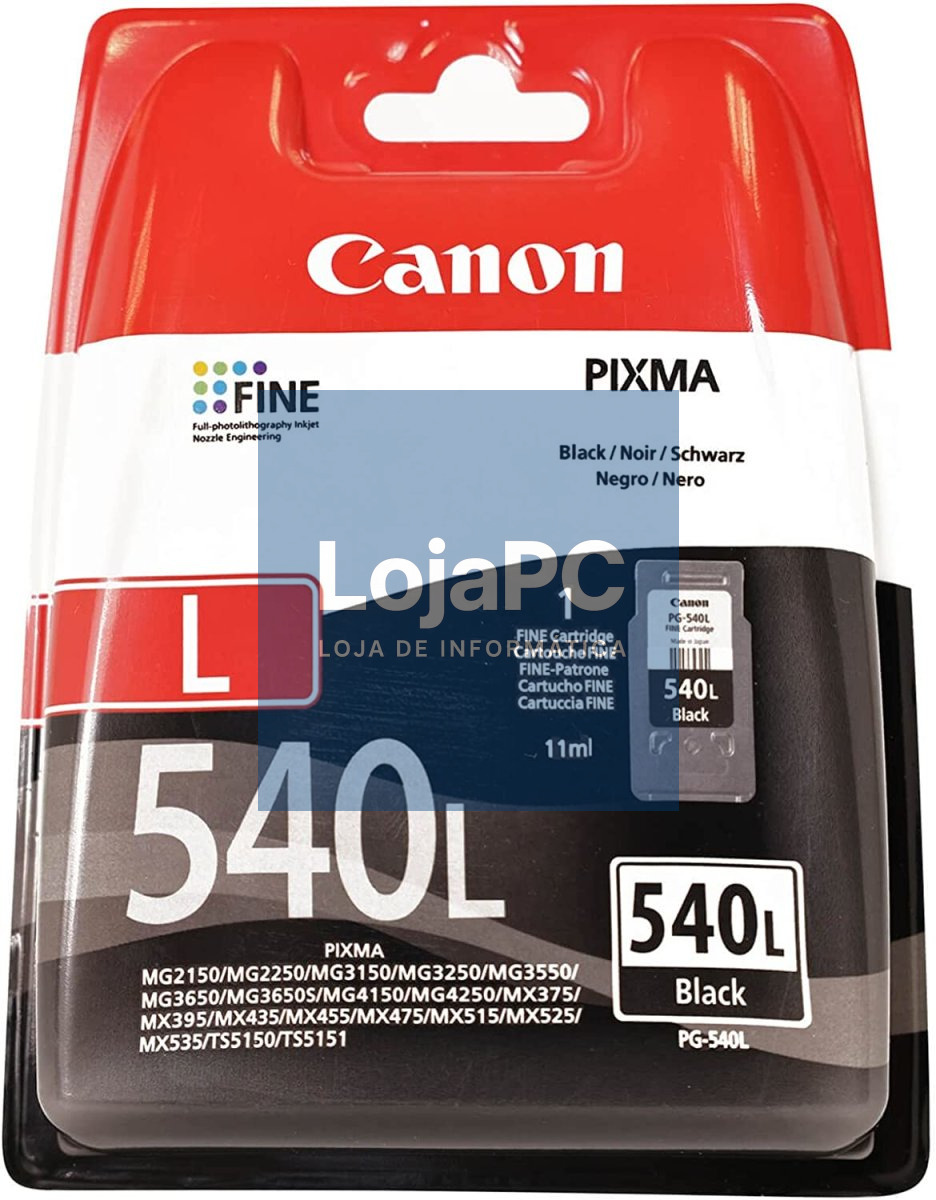 CANON 1LB PG-540L Black Ink Cartridge 300P