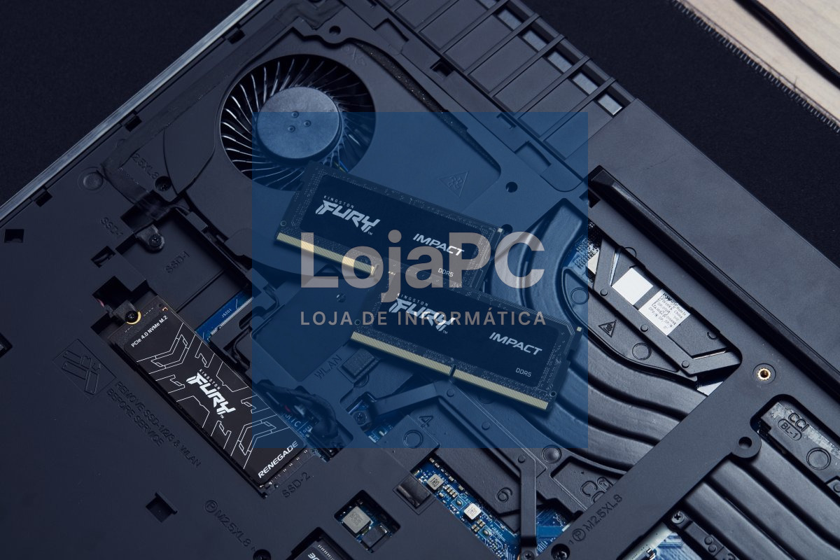 KINGSTON 32GB 5600MT/s DDR5 CL40 SODIMM Kit of 2 FURY Impact PnP
