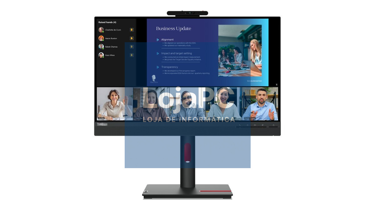 LENOVO ThinkVision T24v-30 23.8inch IPS 1920x1080 16:9 250cd/m2 VGA HDMI DP USB TopSeller