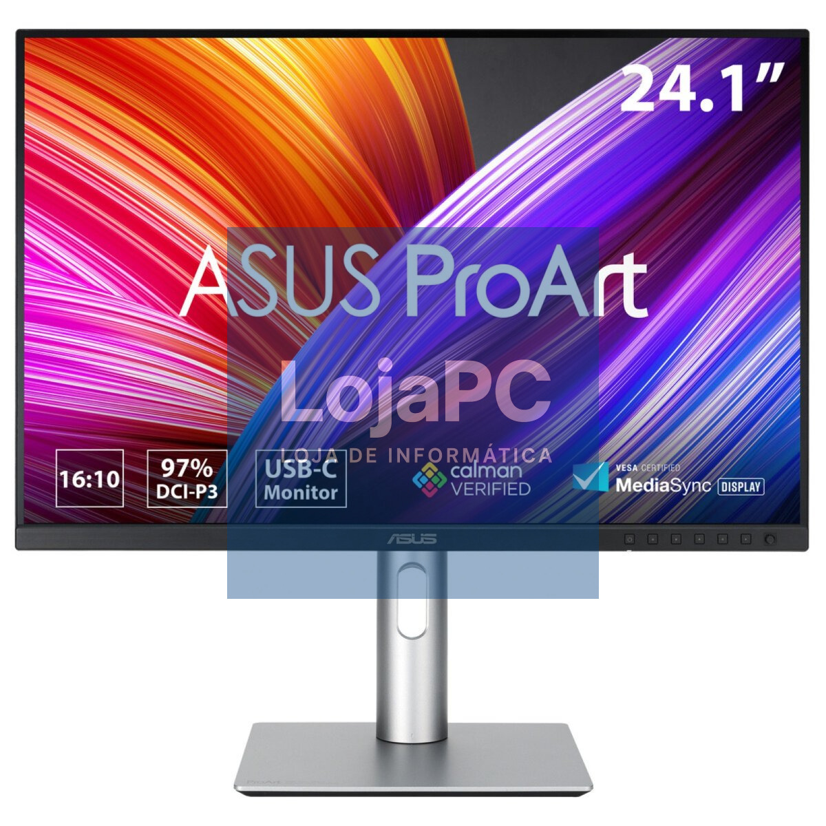ASUS ProArt PA248CRV 24.1inch WUXGA IPS Professional Monitor 75Hz 16:10 1920x1200 5ms HDR 10 DP HDMI 96W USB-C USB-Hub Speaker