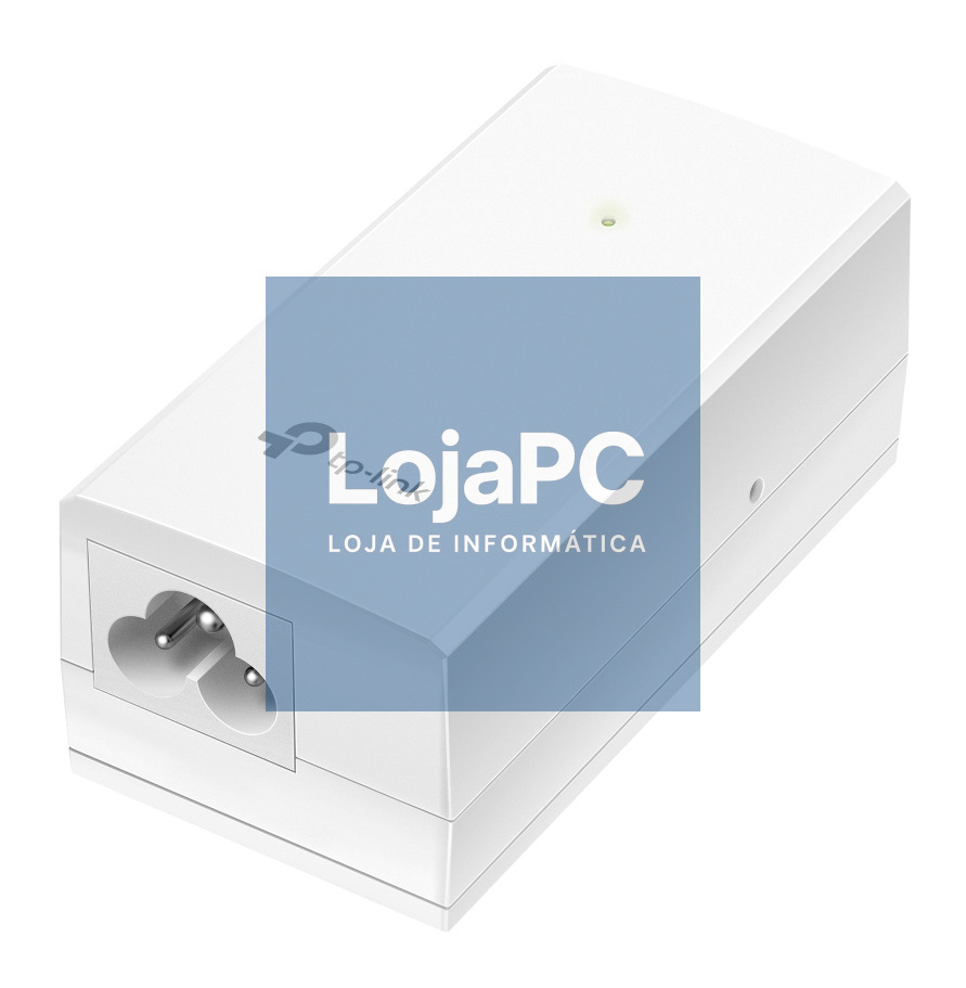 TP-LINK 48V Passive PoE Injector Adapter 1x Gigabit PoE Port 1x Gigabit Non-PoE Port Data and Power Carried over The Same Cable