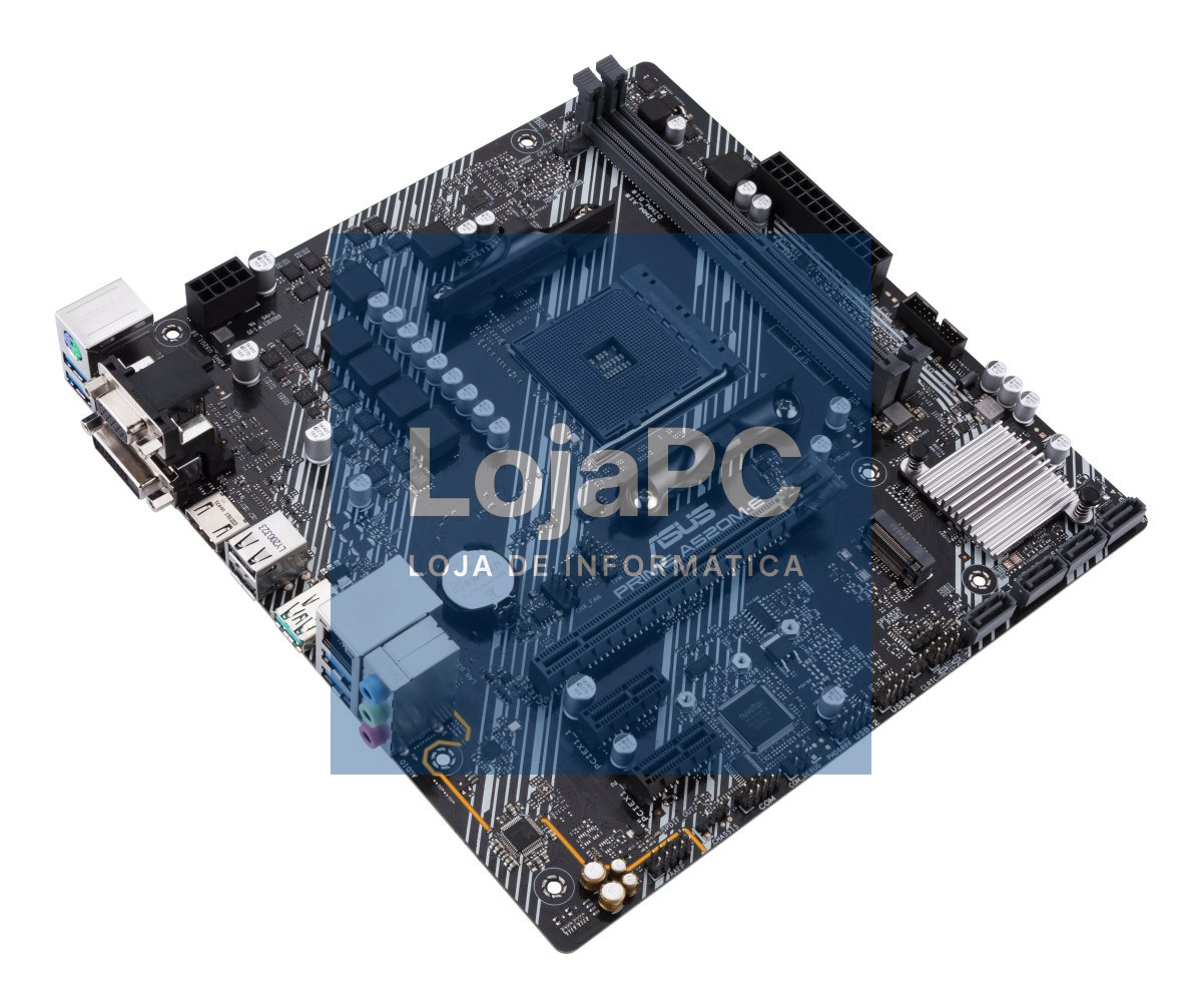 ASUS PRIME A520M-E/CSM AMD A520 Ryzen AM4 micro ATX motherboard with M.2 support 1Gb Ethernet HDMI/DVI/D-Sub SATA 6 Gbps USB 3.2