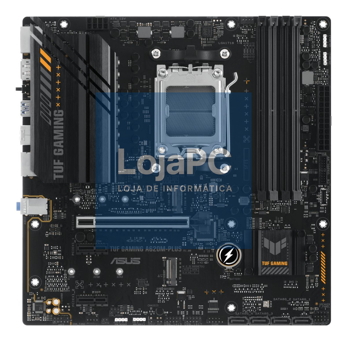 ASUS TUF GAMING A620M-PLUS AM5 MB 4xDDR5 4xSATA 2xM.2