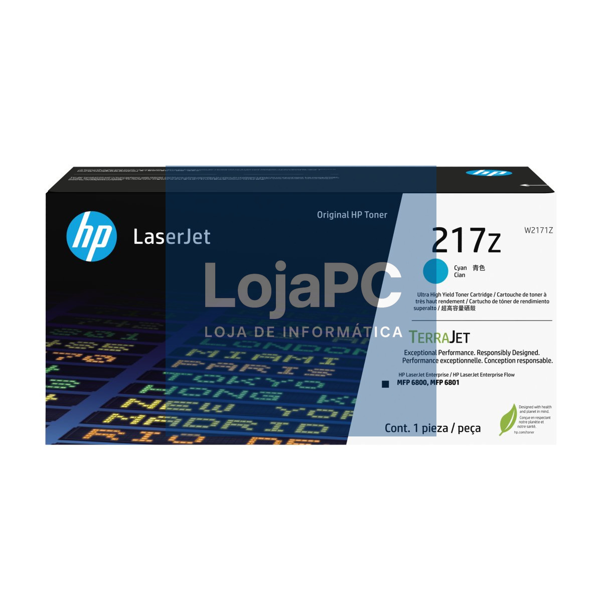 HP 217Z Cyn Original LaserJet Toner Cartridge