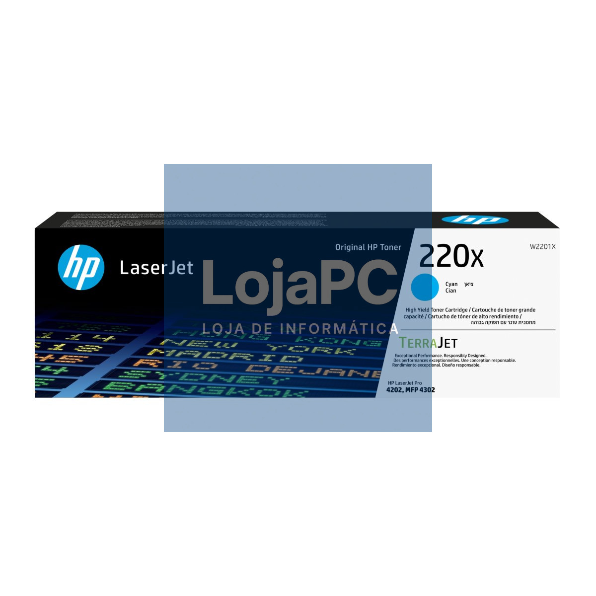 HP 220X Cyan Original LaserJet Toner Cartridge