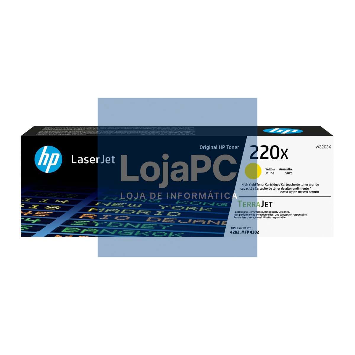 HP 220X Yellow Original LaserJet Toner Cartridge