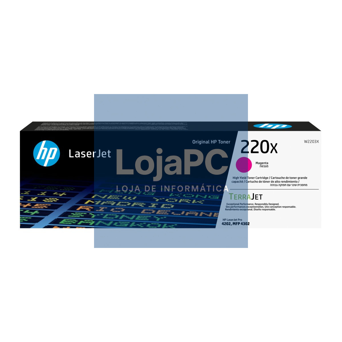 HP 220X Original Magenta LaserJet Toner Cartridge