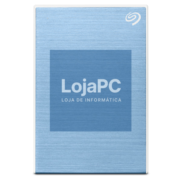 SEAGATE One Touch 4TB External HDD with Password Protection Light Blue