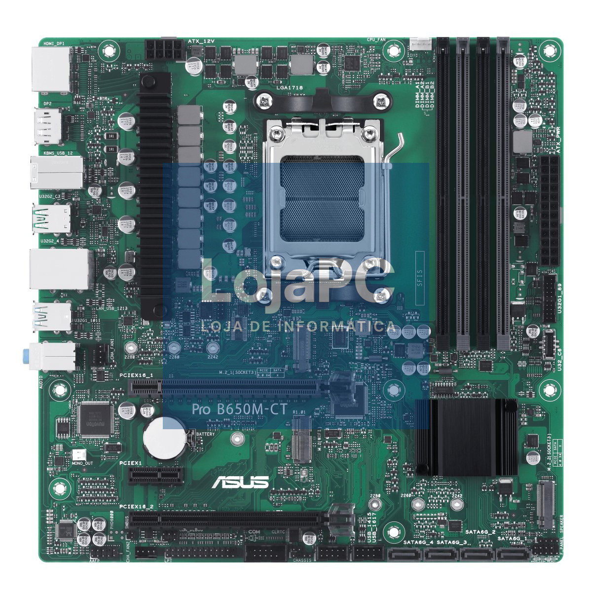 ASUS Pro B650M-CT-CSM AM5 mATX MB 4xDDR5 4xSATA 2xM.2