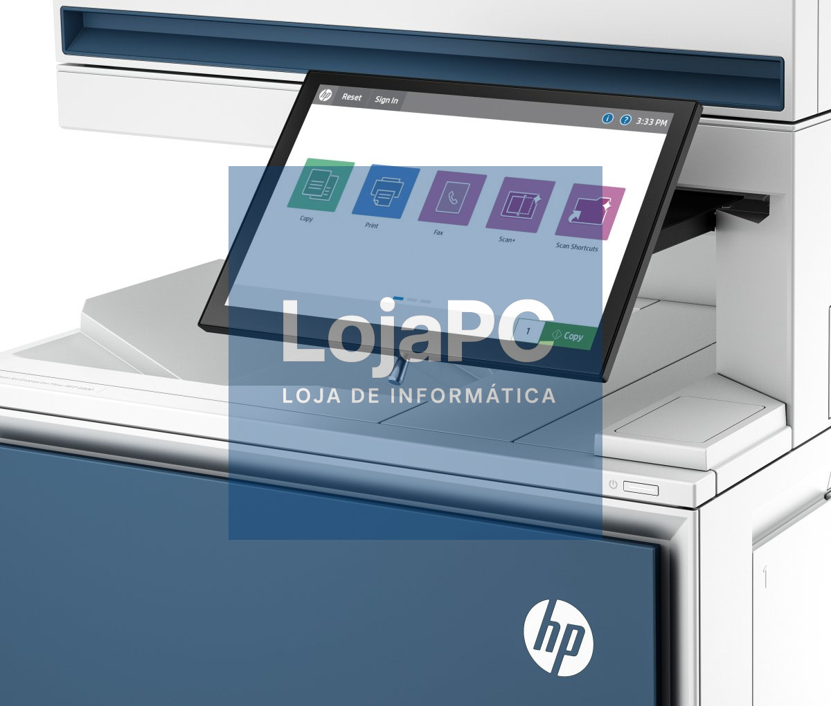 HP LaserJet Enterprise Flow MFP 6800zf MFP colour laser A4 52ppm Copy 52ppm Print 650sheets LAN
