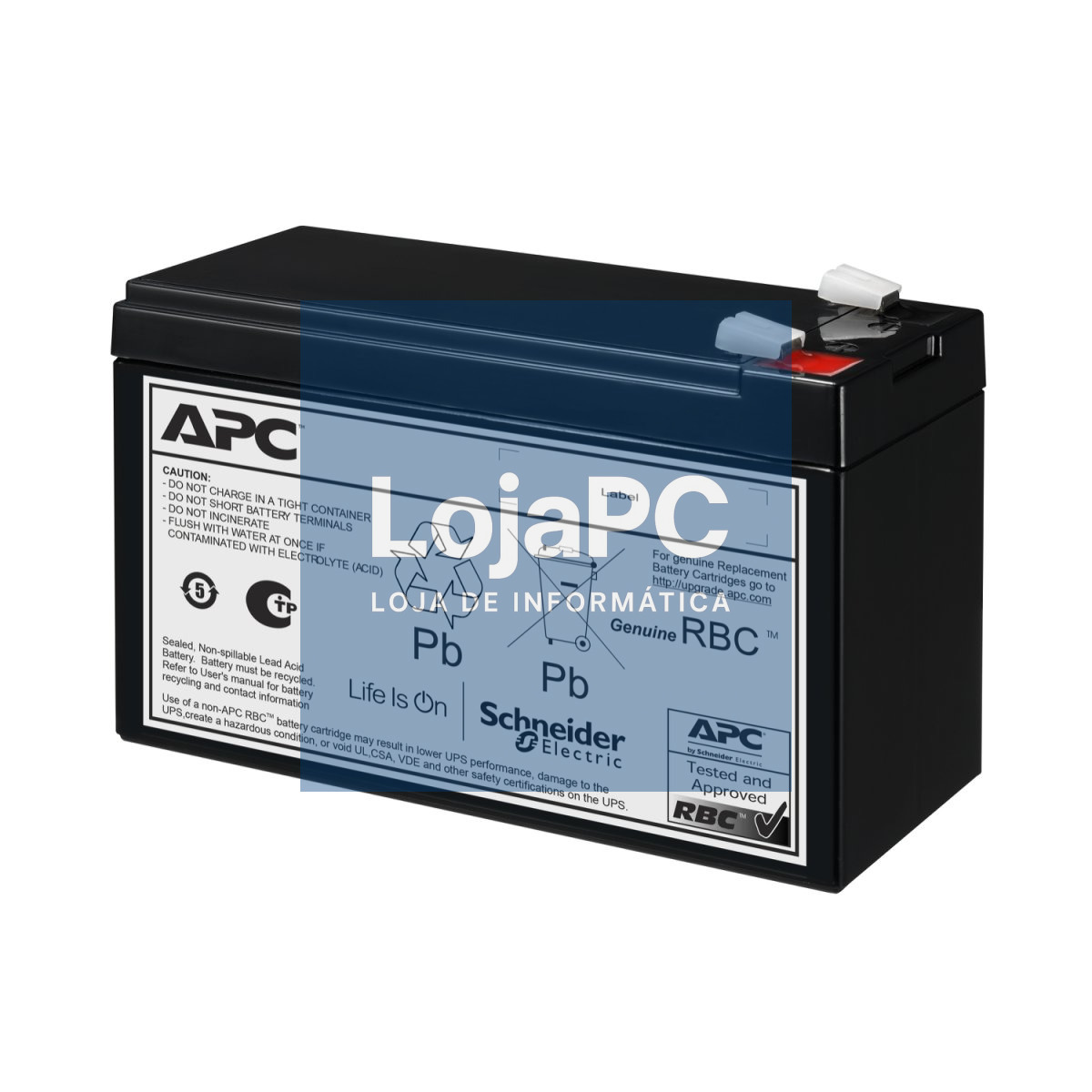 APC Replacement Battery Cartridge 175 UPS battery equivalent to APC RBC175 1 x battery lead acid Black