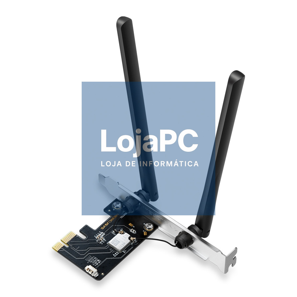 TP-LINK MERCUSYS AXE5400 Tri-Band Wi-Fi 6E Bluetooth PCI Express Adapter 2402Mbps at 6GHz + 2402Mbps at 5GHz + 574Mbps at 2.4GHz