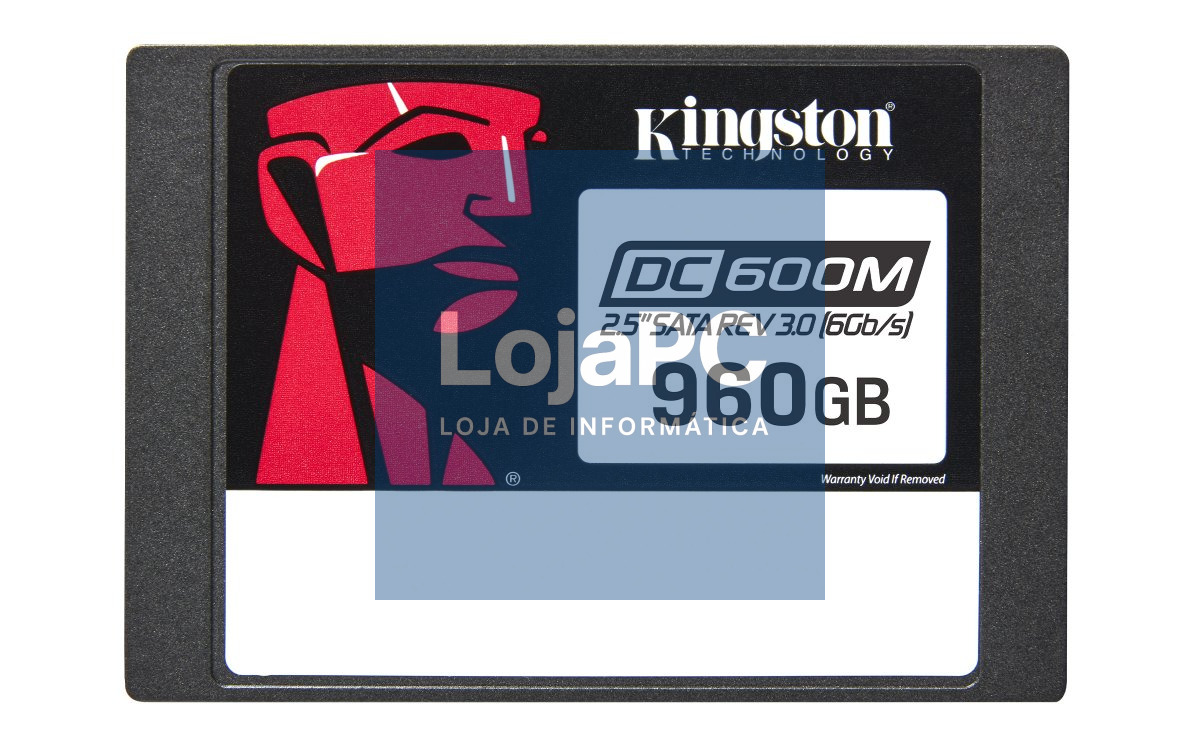 KINGSTON 960GB DC600M 2.5inch SATA3 mixed-use data center SSD for enterprise servers and NAS (VMWare Ready)