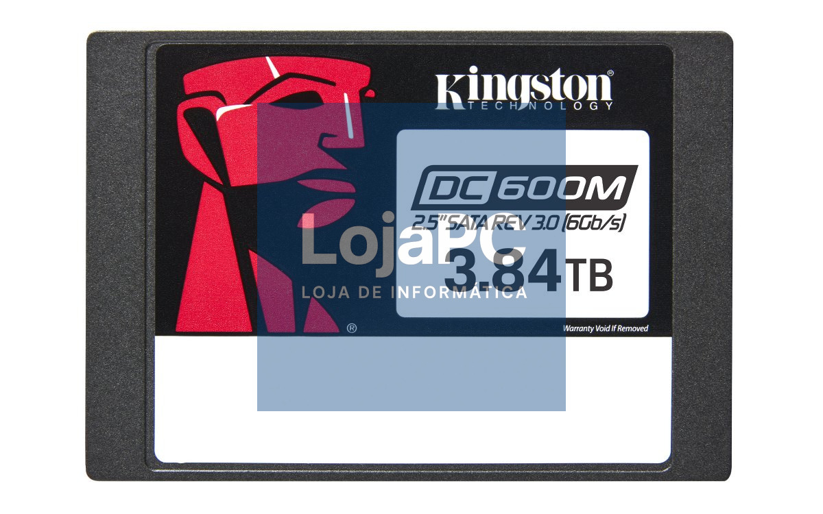 KINGSTON 3.84TB DC600M 2.5inch SATA3 mixed-use data center SSD for enterprise servers and NAS (VMWare Ready)