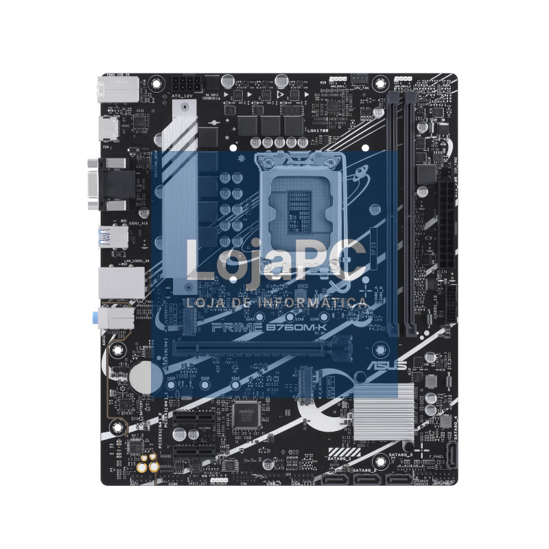 ASUS PRIME B760M-K LGA1700 mATX MB 2xDDR5 4xSATA 2xM.2