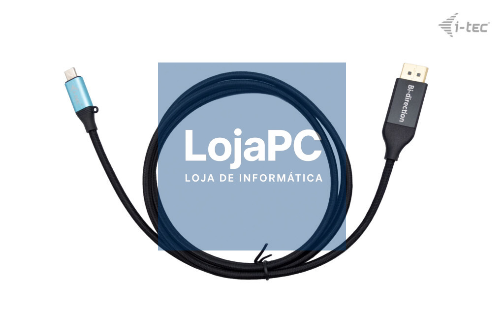 I-TEC USB-C DisplayPort Bi-Directional Cable Adapter 8K/30Hz 150cm compatible with Thunderbolt 3/4