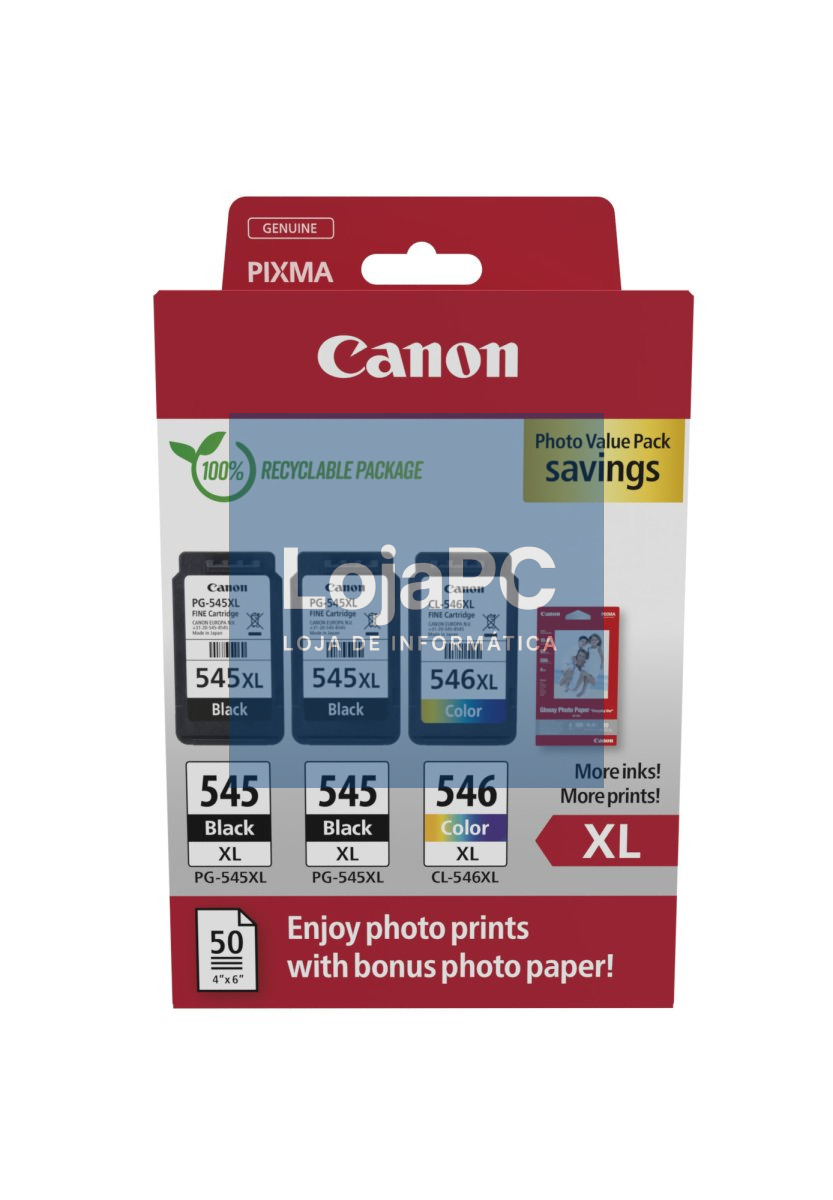 CANON PG-545XLx2/CL-546XL Ink Cartridge MULTI
