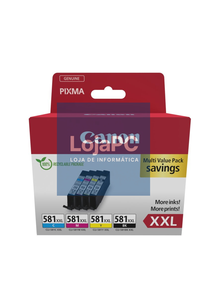 CANON CLI-581XXL Ink Cartridge C/M/Y/BK MULTI