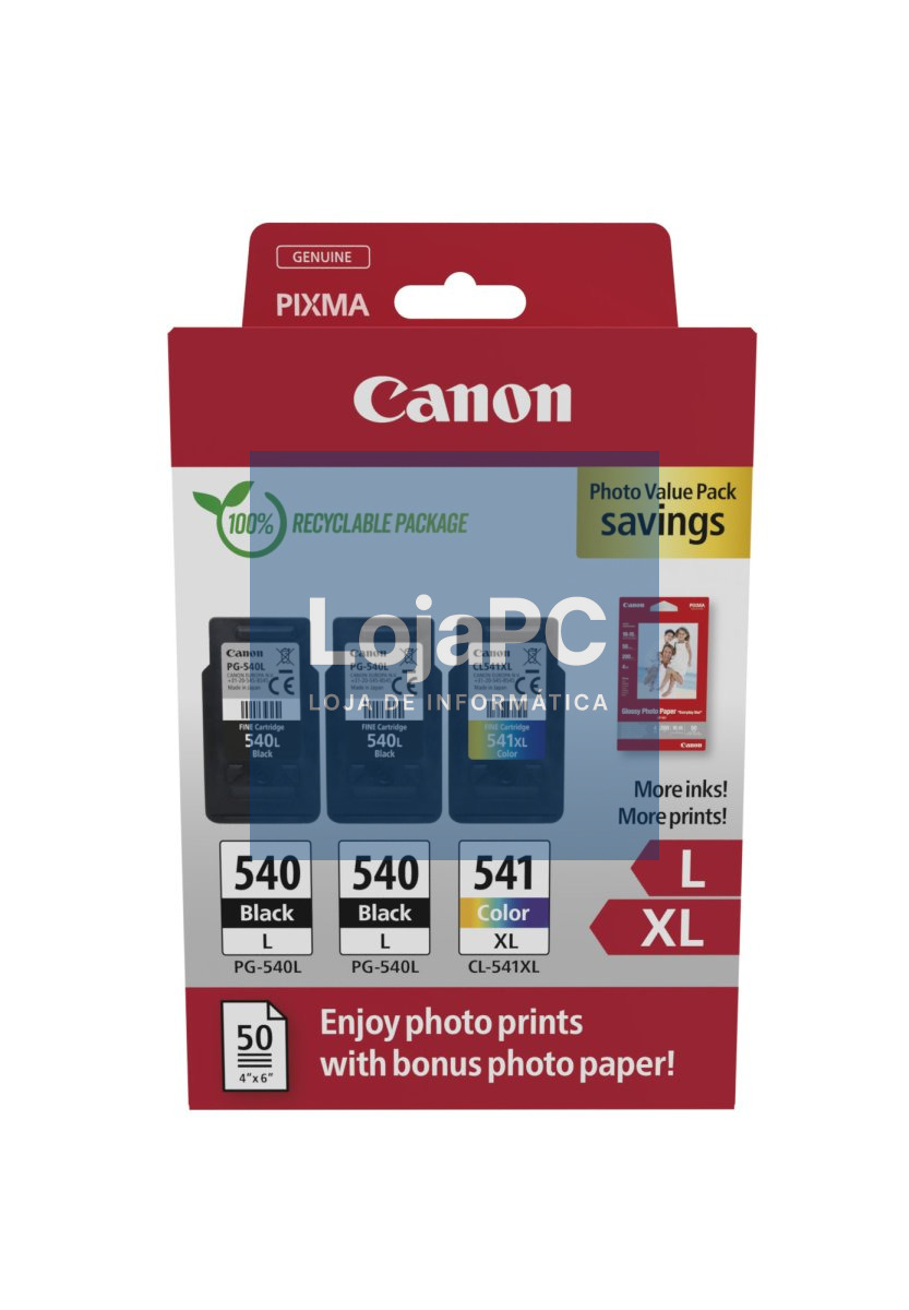 CANON PG-540Lx2/CL-541XL Ink Cartridge MULTI
