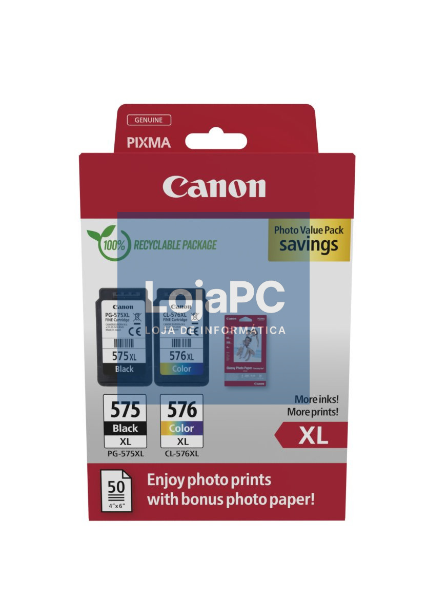 CANON PG-575XL /CL-576XL Ink Cartridge PVP