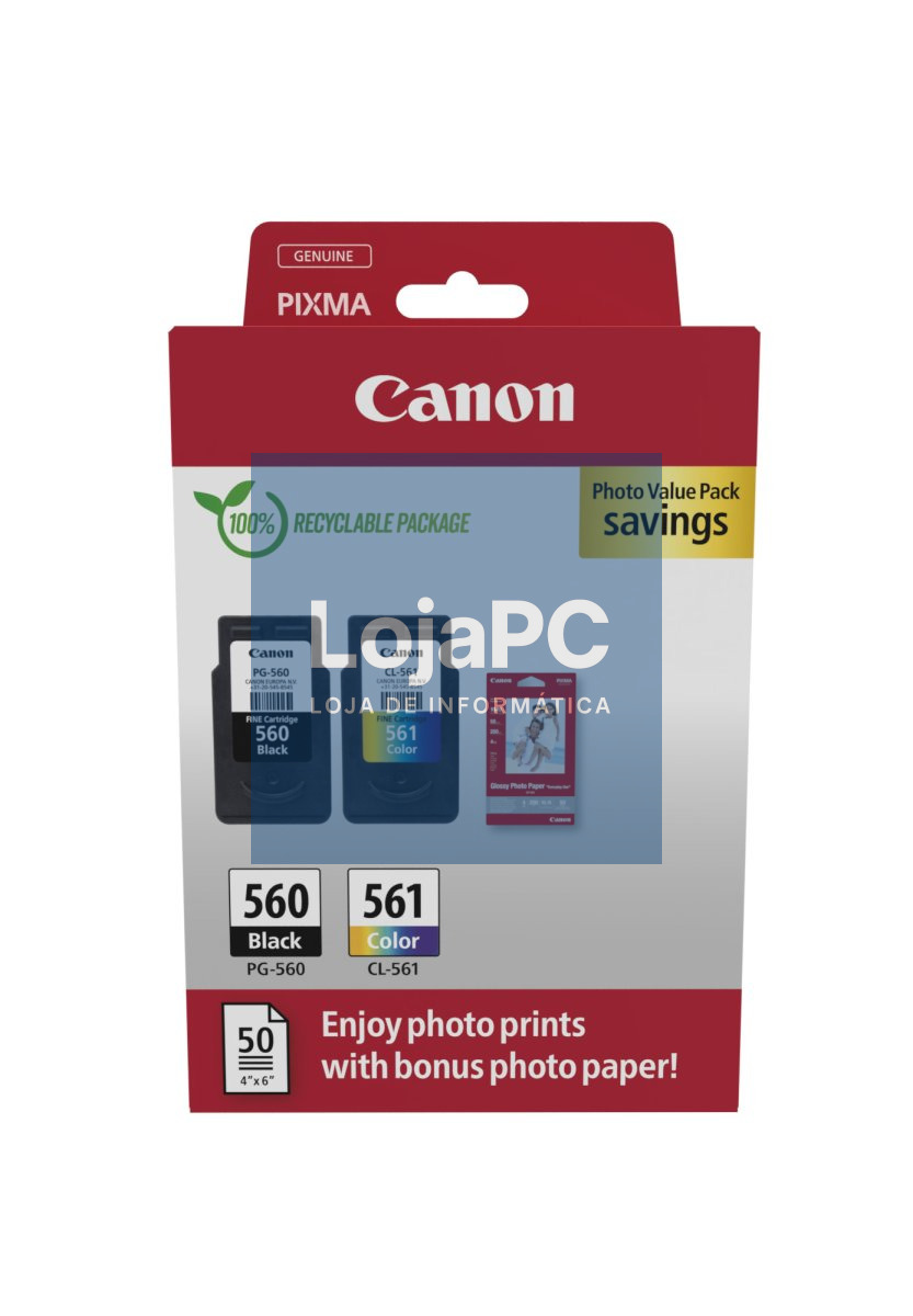 CANON CRG PG-560/CL-561 Ink Cartridge PVP