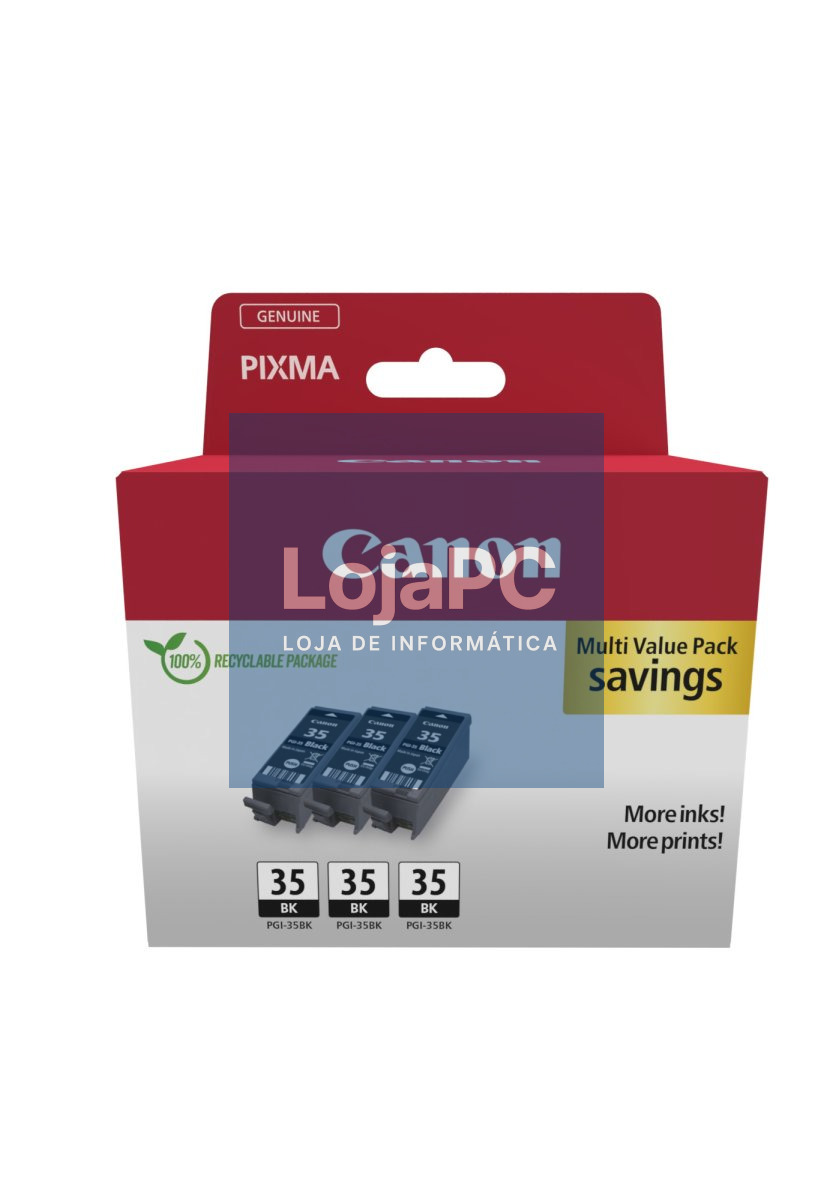 CANON PGI-35 Ink Cartridge BK TRIPLE
