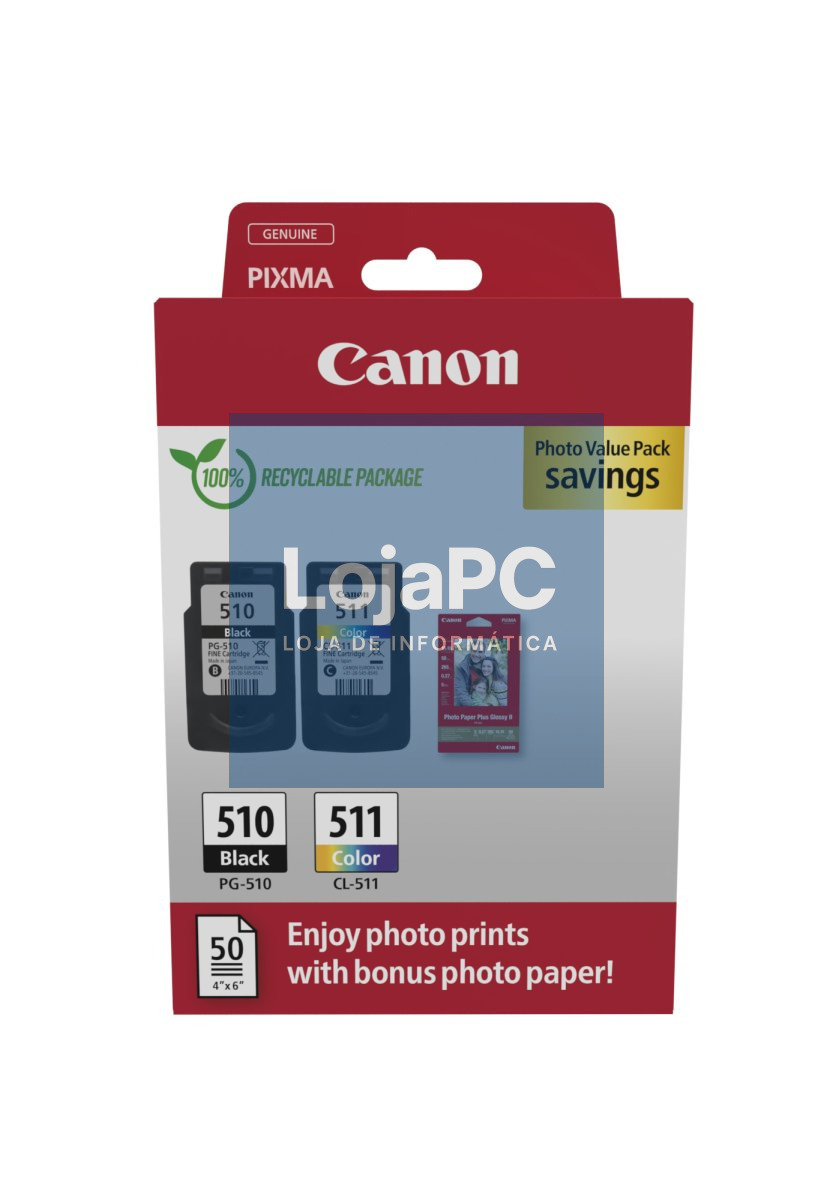 CANON PG-510/CL-511 Ink Cartridge PVP