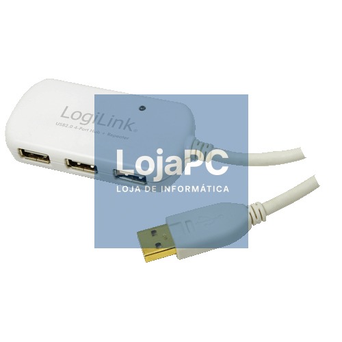 HUB 4 PORTS USB 2.0 LOGILINK UA0108 12METERS