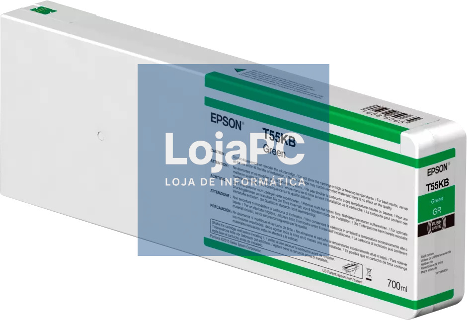 EPSON Singlepack Green T55KB00 UltraChrome HDX/HD 700ml
