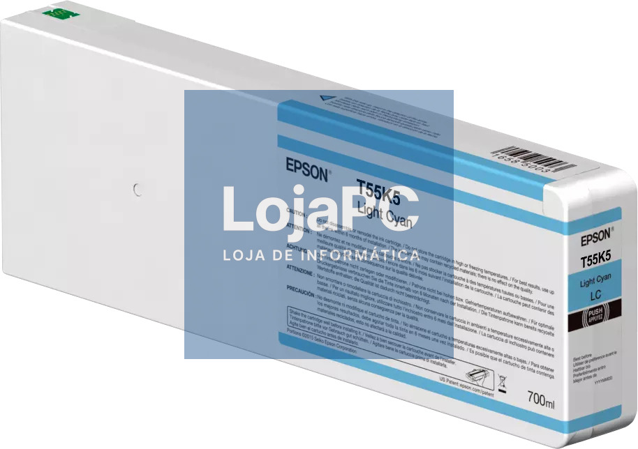 EPSON Singlepack Light Cyan T55K500 UltraChrome HDX/HD