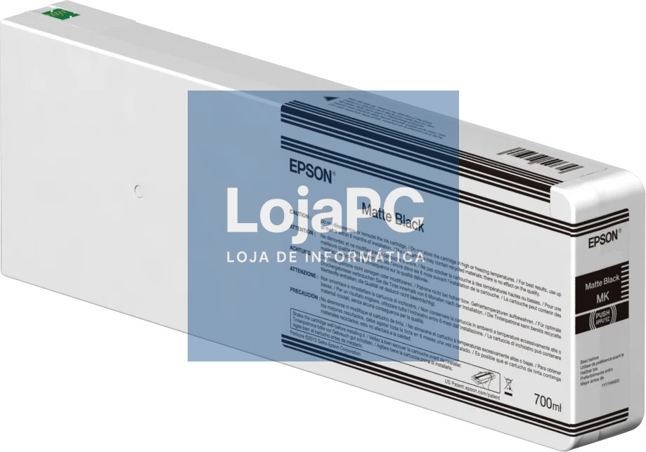EPSON Singlepack Matte Black T55K800 UltraChrome HDX/HD