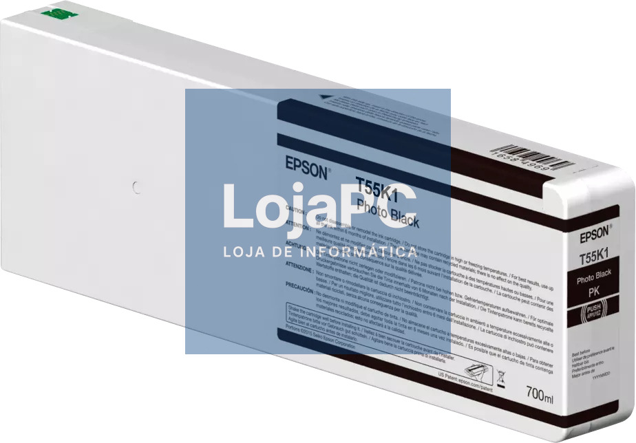 EPSON Singlepack Photo Black T55K100 UltraChrome HDX/HD