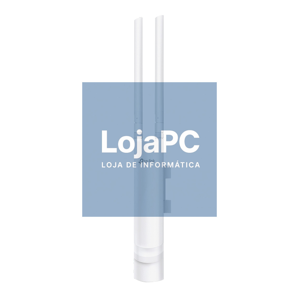 TP-LINK 300Mbps Outdoor Wi-Fi Access Point 1x 10/100Mbps RJ45 Port 300Mbps at 2.4GHz 802.3af PoE 2x External Antennas