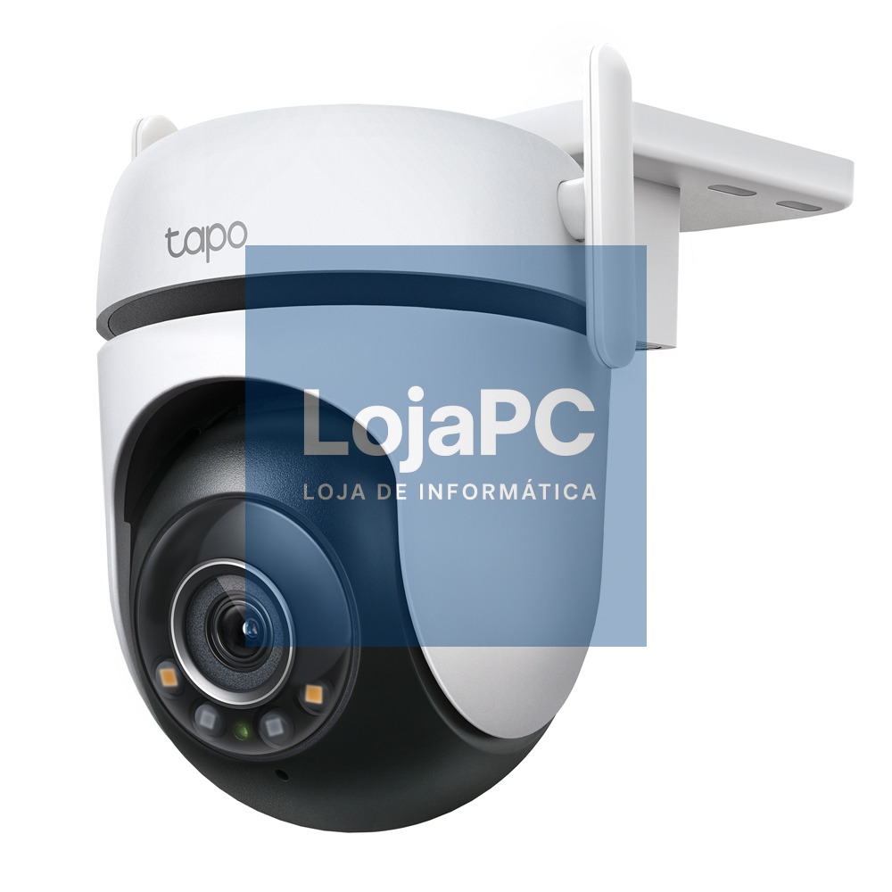 TP-LINK TAPO C520WS Outdoor Pan/Tilt Security Wi-Fi Camera 2K QHD 2560x1440 2.4GHz 2T2R 2x External Antennas 1x Ethernet Port